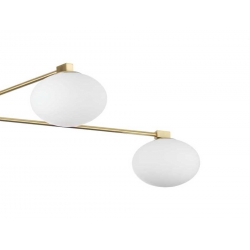 HERMES ZŁOTA LAMPA SUFITOWA   288260 Ideal-Lux